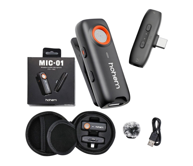 HOHEM MC01 (1 TX + 1 RX) USB-C MC01 / 6971071551811 - 1360610 - zdjęcie 5